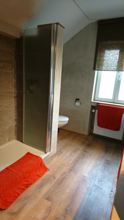 Badezimmer der Ferienwohnung Moroder